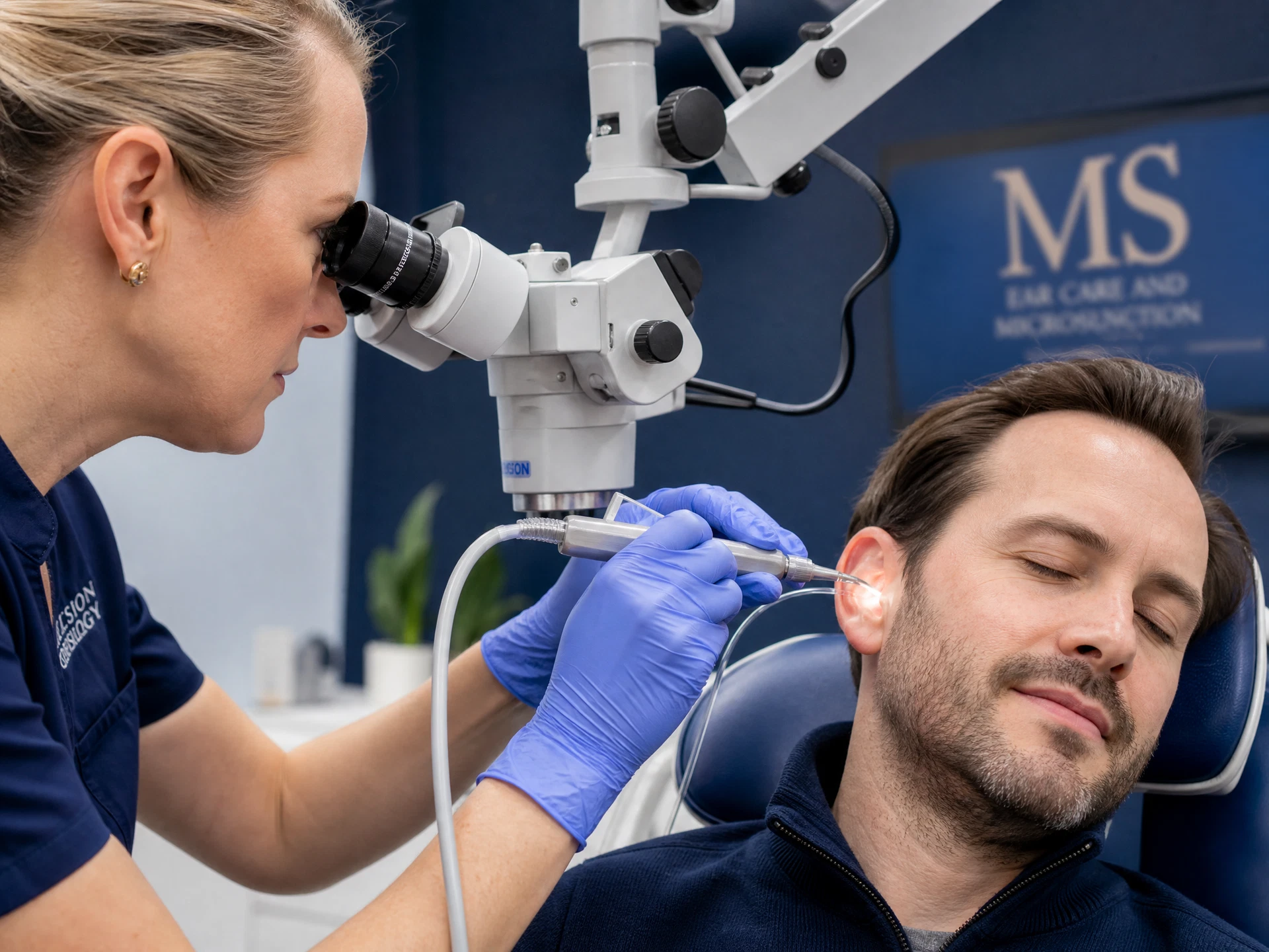 Microsuction ear wax removal in Aylesbury